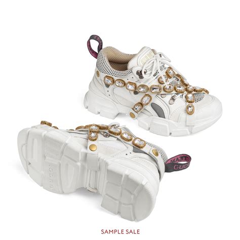 women gucci flashtrek|Gucci flashtrek with crystals white.